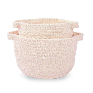 
            
                Load image into Gallery viewer, Pink Chenille Basket - Choose Size
            
        