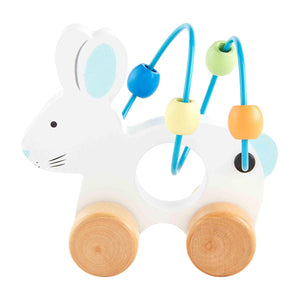 Wood Bunny Abacus Toy - Select Color