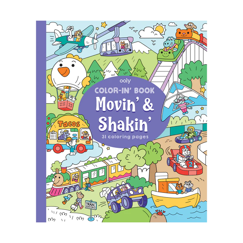 Movin' & Shakin' Color-in’ Book