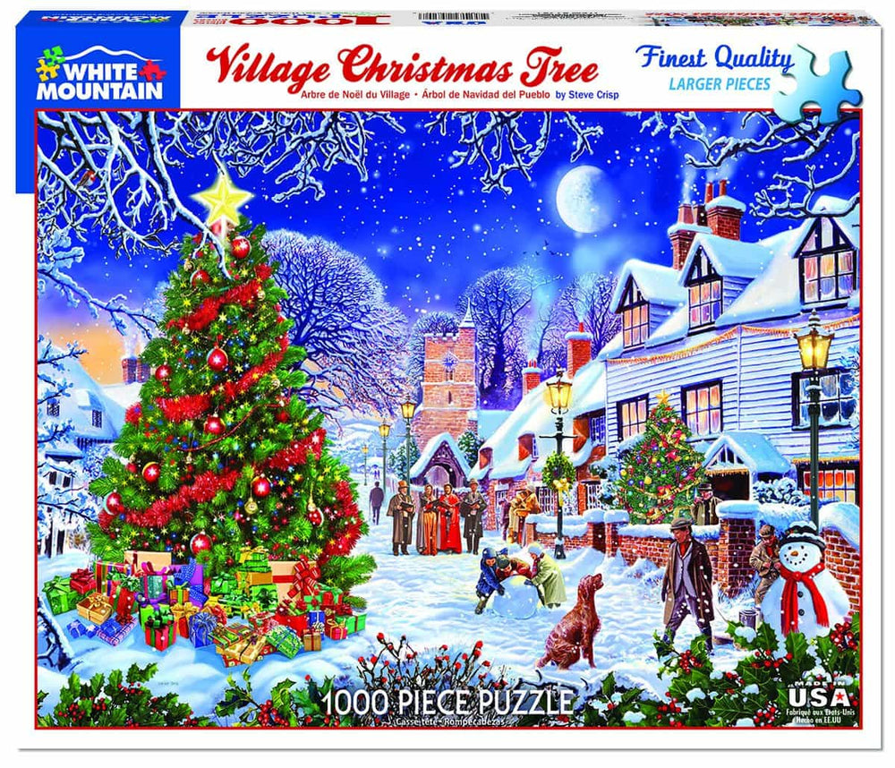 Village Christmas Tree - 1000 Piece Jigsaw Puzzle
