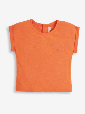 Coral Slub Jersey Tee Shirt - Select Size