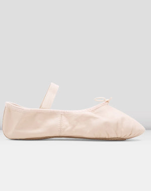 S0205L - Pink - Ladies Dansoft Leather Ballet Shoe - Select Size