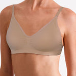 Nude Clear Back Bra With Padding - Select Size