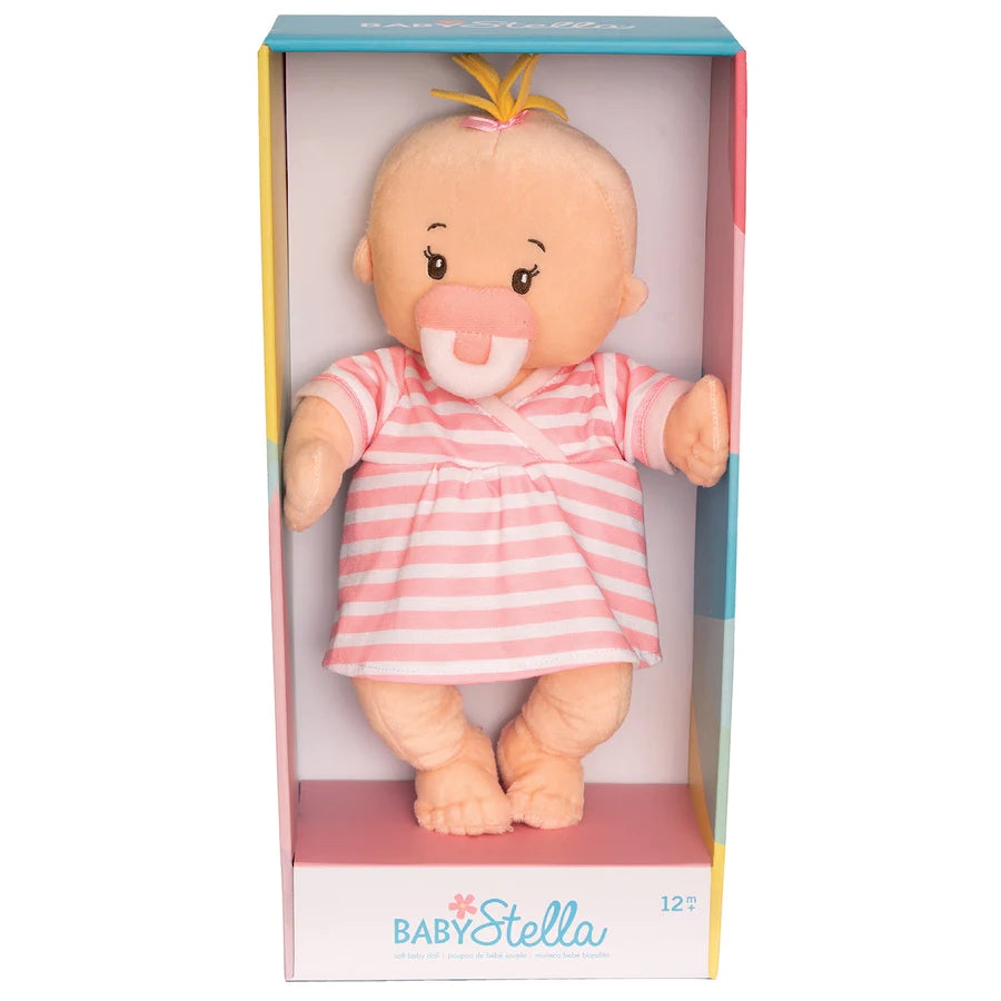 
            
                Load image into Gallery viewer, Baby Stella Peach Doll with Blonde Hair
            
        