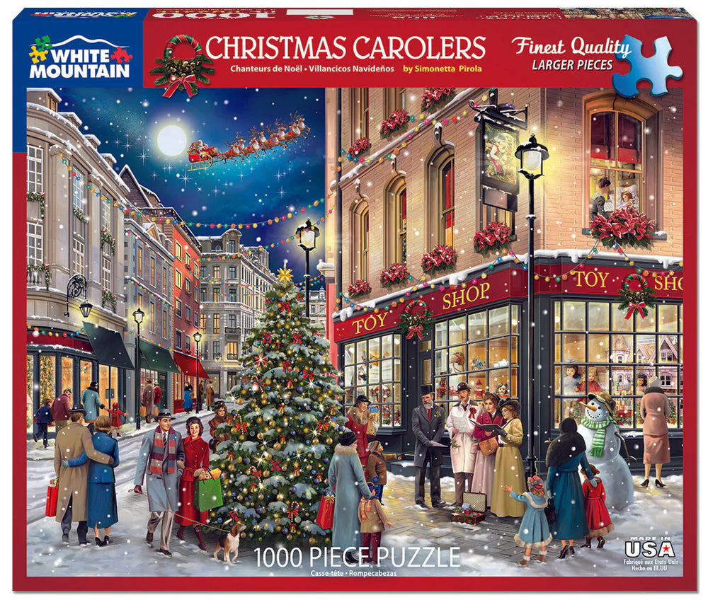 Christmas Carolers - 1000 Piece Jigsaw Puzzle