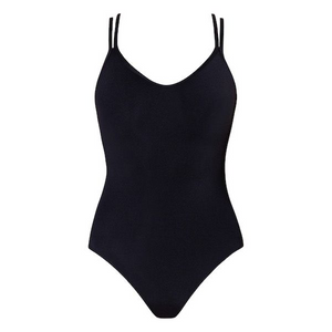 
            
                Load image into Gallery viewer, Gail Ladies Black Camisole Leotard - Select Size
            
        