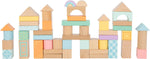 Pastel Building Blocks 50 Piece Playset