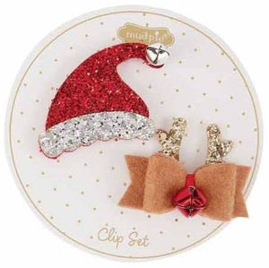 Christmas Hair Clip 2-Piece Set - 6 Styles to Choose