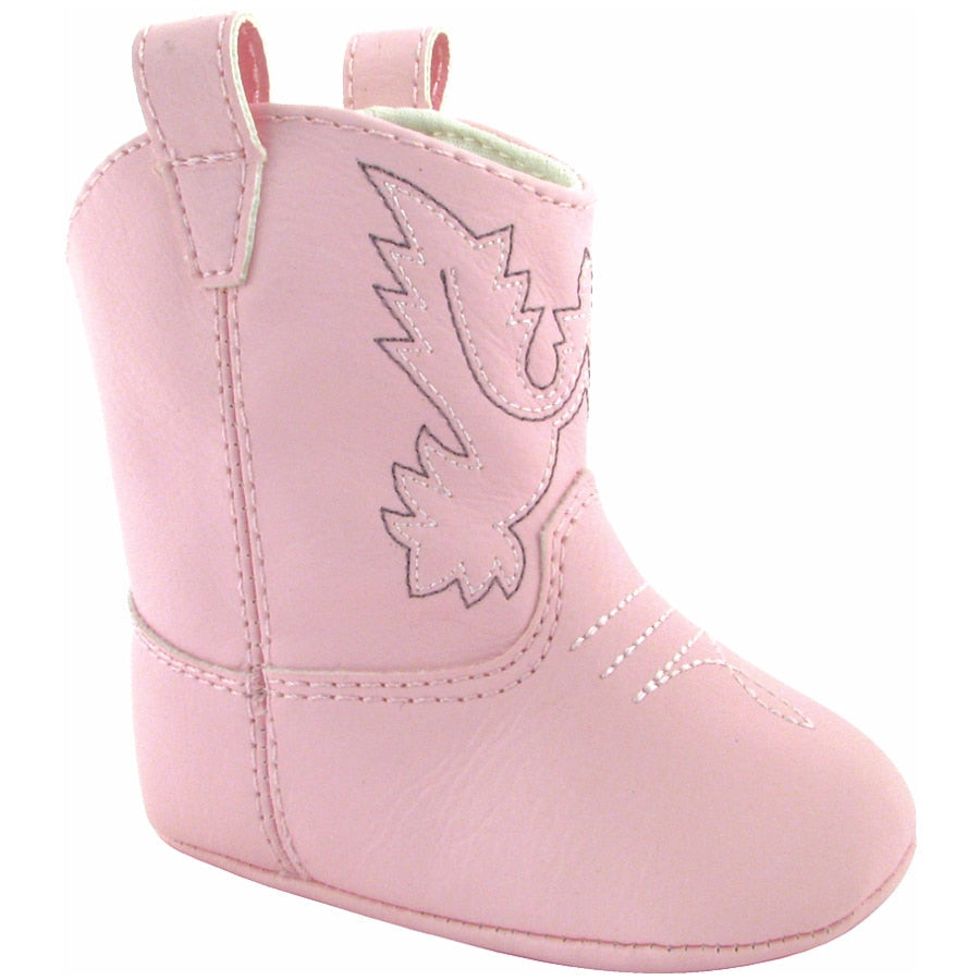 Pink Miller Embroidered Cowboy Boots - Select Size