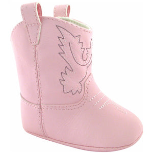 Pink Miller Embroidered Cowboy Boots - Select Size