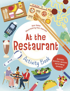 
            
                Load image into Gallery viewer, At The Restaurant Activity Book
            
        