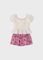 Peony 2-Piece Smocked Top and Shorts - Select Size