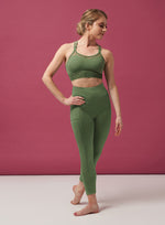 P0203 - Ladies Tasha Paneled Leggings (Sage) - Select Size