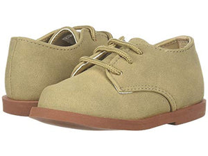 
            
                Load image into Gallery viewer, Zack Khaki Suede-Like Oxford Lace Up
            
        