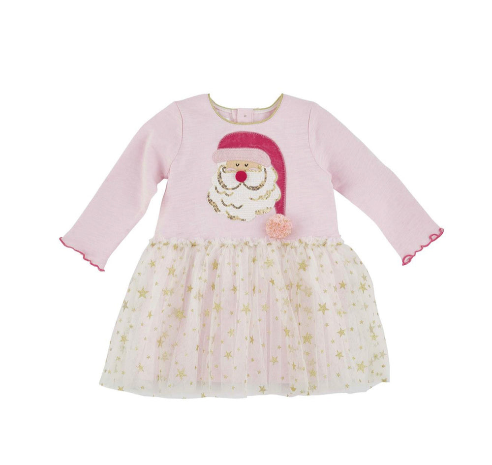 Pink Santa Mesh Dress - Select Size