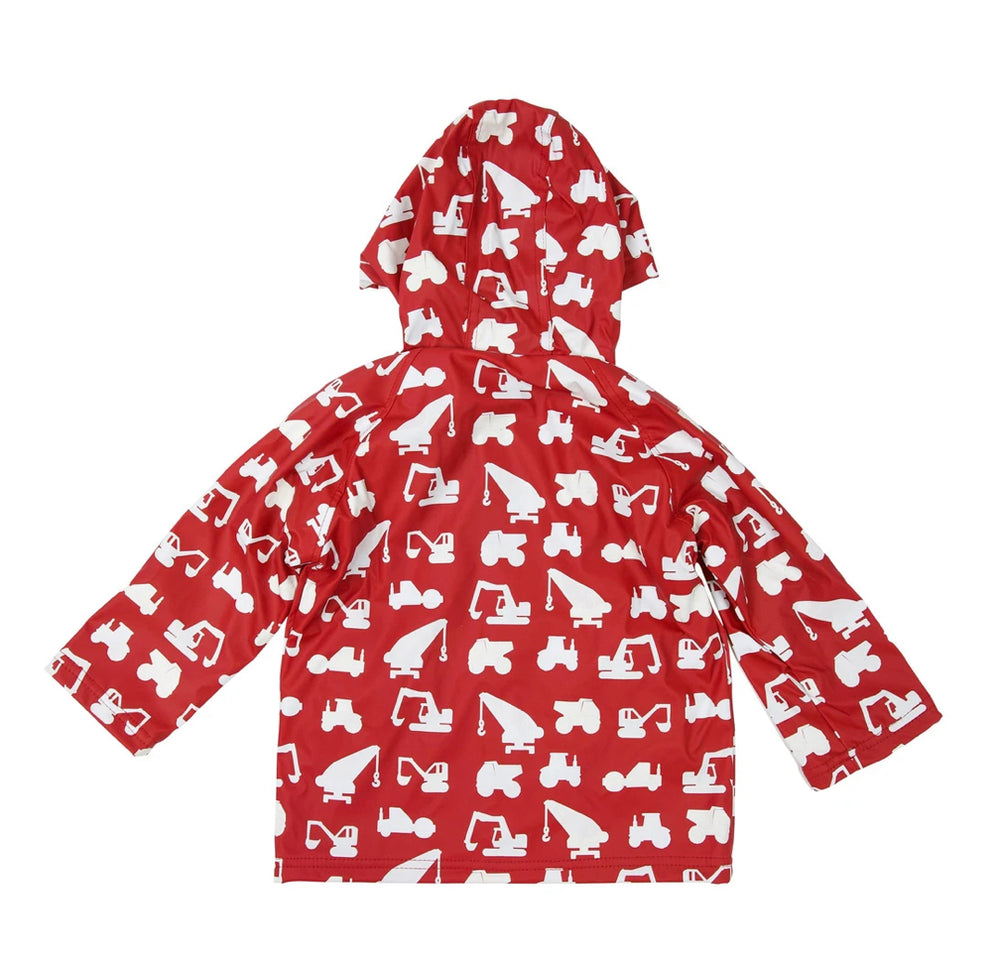 
            
                Load image into Gallery viewer, Construction Color Changing Raincoat - Red -Select Size
            
        