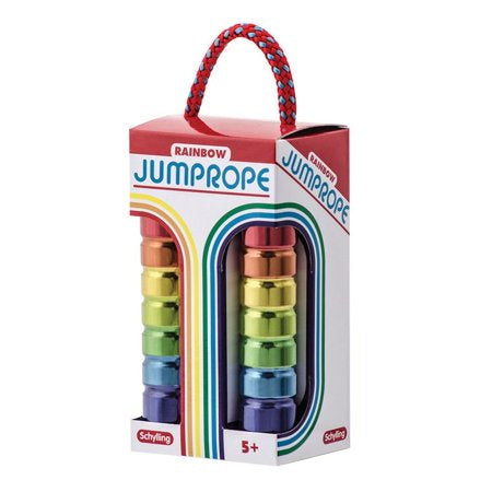 Tin Handle Rainbow Jump Rope
