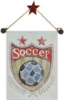 Hanging Soccer Banner - CP224 - Wall Art