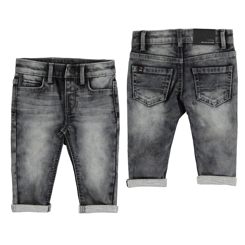 
            
                Load image into Gallery viewer, Gray Denim Soft Pants - Select Size
            
        