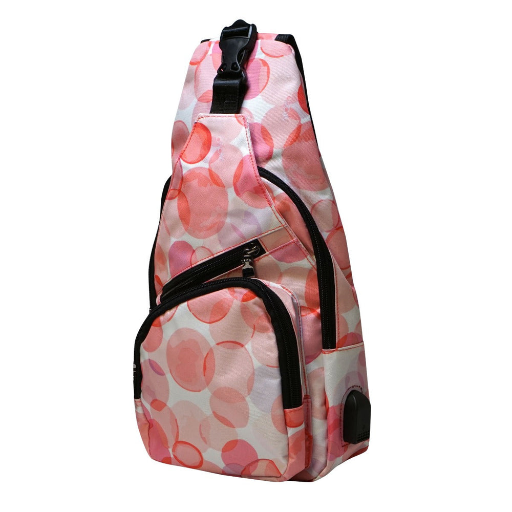 Nupouch Anti-Theft Large Daypack - Pink Bubbles
