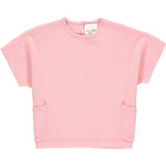 Fiona Ladies Rose Short Sleeve Sweater - Select Size