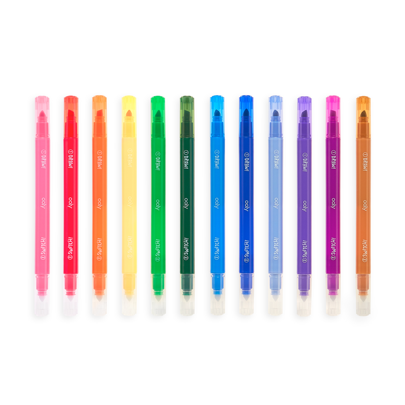 Switch-eroo Color Changing Markers - Set of 12