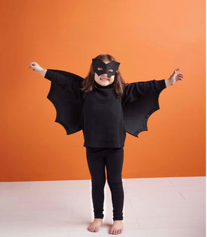 Light Up Bat Wings & Mask Set