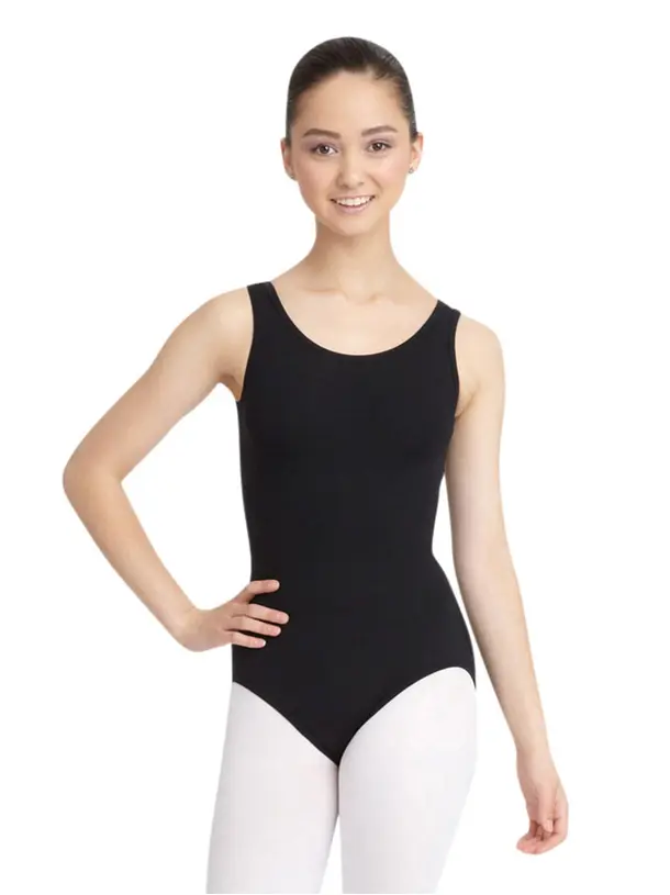 
            
                Load image into Gallery viewer, TB142 - Ladies Tank Leotard in Black - Select Size
            
        