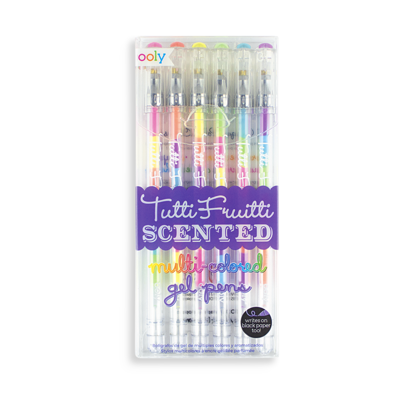 Tutti Frutti Scented Colored Gel Pens - Set of 6