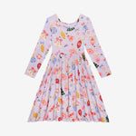 Holly Long Sleeve Twirl Dress - Posh Peanut - Select Size