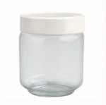 Pinstripes Medium Canister With Melamine Lid - Nora Fleming