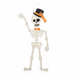 Skeleton Halloween Door Hangers - Select “Creep It Real” Or “Haunted Home”