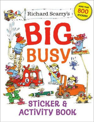 
            
                Load image into Gallery viewer, Richard Scarry&amp;#39;s Big Busy Sticker &amp;amp; Activity Book
            
        