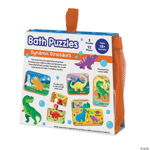 Bath Puzzle: Dynamic Dinosaurs