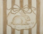 Chocolate & Cream Bunny - CP771 -Wall Art