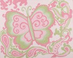 Pink Sherbet Butterfly - CP432 - Wall Art