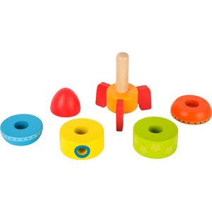 Colorful Stacking Rocket Playset