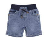 Noruk Light Blue Denim Infant Boys Bermuda Shorts - Select Size