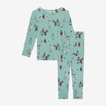 Wallace Long Sleeve Pajama Set- Posh Peanut - Select Size