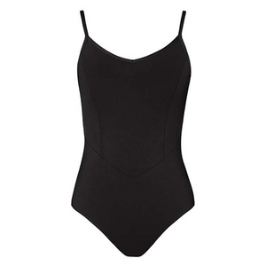 Veronica Ladies Black Camisole Leotard  - Select Size