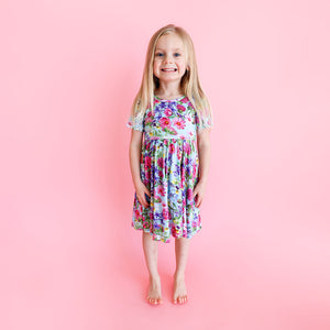 
            
                Load image into Gallery viewer, Hadley Short Sleeve Twirl Dress - Posh Peanut -Select Size
            
        