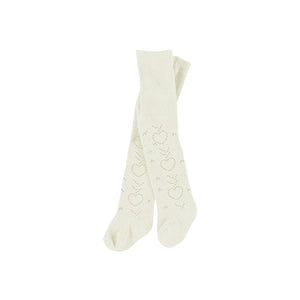 Natural Openwork Infant Girls Tights  - Select Size