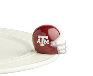 
            
                Load image into Gallery viewer, Texas A&amp;amp;M Helmet Mini - Nora Fleming
            
        