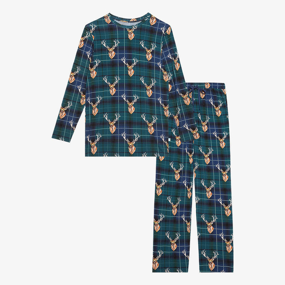Beckford - Men’s Long Sleeve Sleepwear Set - Posh Peanut - Select Size