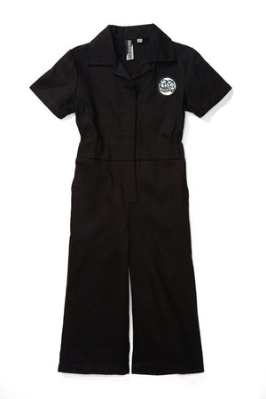 
            
                Load image into Gallery viewer, Girl’s Lucky Grease Monkey Coveralls - Black - Select Size
            
        