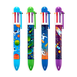 Astronaut 6 Color Click Pens - 4 Styles To Choose