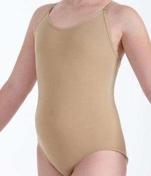 Nude Low Back Camisole Leotard - Girls & Ladies - Select Size