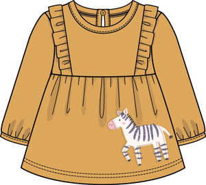 
            
                Load image into Gallery viewer, Yellow Zebra Tunic with Stripe Leggings  - Select Size
            
        