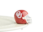 Oklahoma U Helmet Mini - Nora Fleming