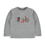 Gray “Positive” Long Sleeve Boy’s Tee - Select Size